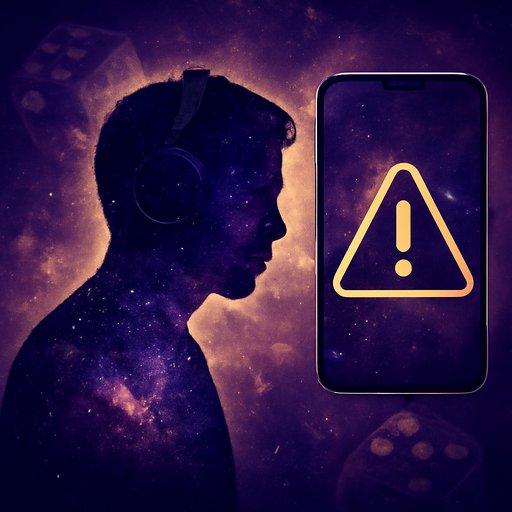 7i777 সতর্কতা লক্ষণ দেখানো মোবাইল স্ক্রিন